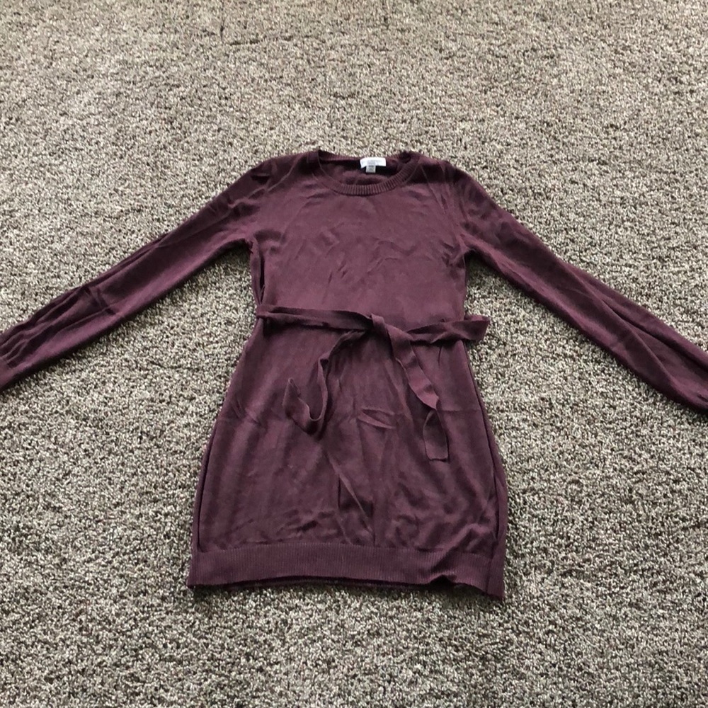 Liz Lange Maternity Belted Tunic Sweater